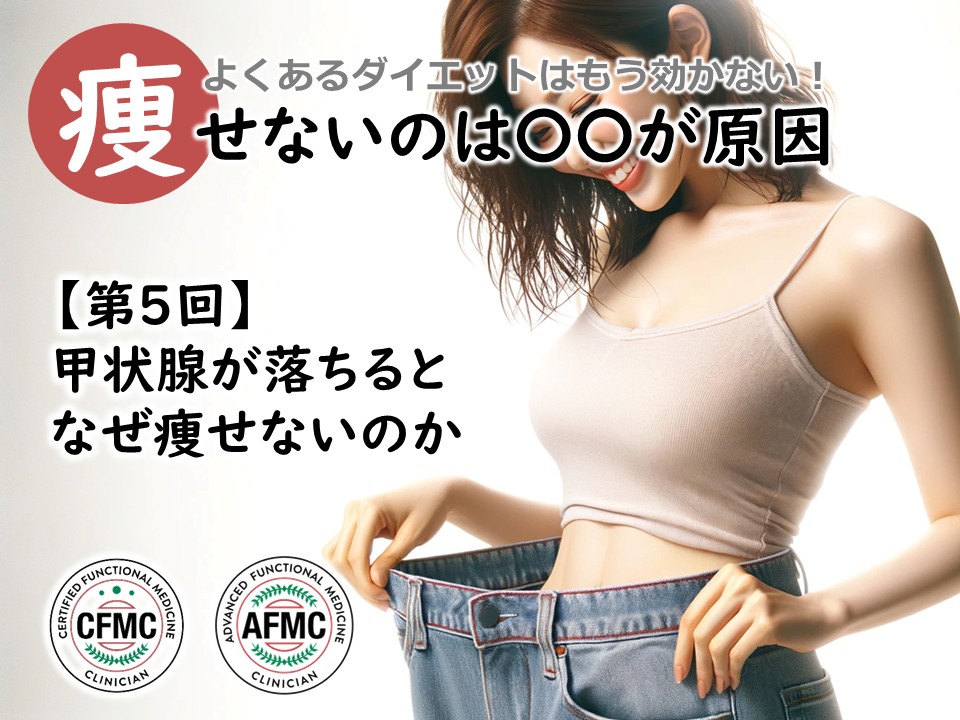 第05回 甲状腺が落ちると、なぜ痩せないのか 第05回 甲状腺が落ちると、なぜ痩せないのか